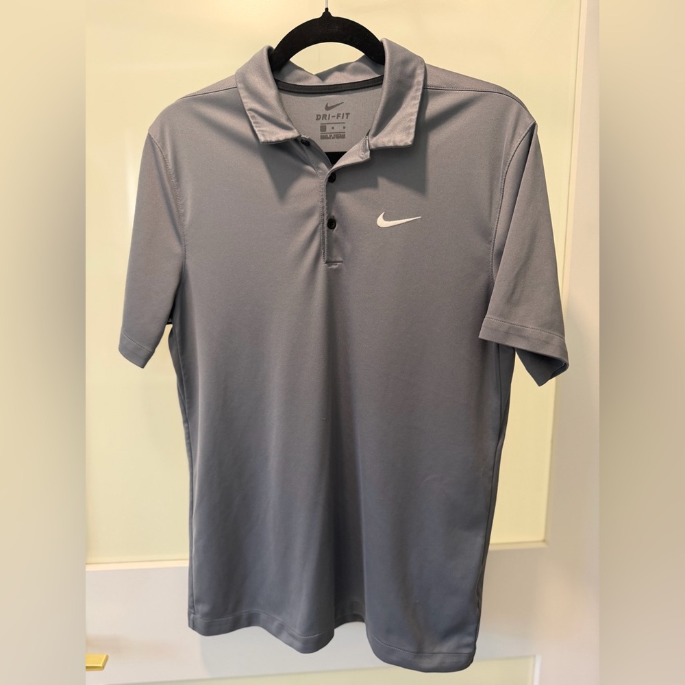 Nike Men's Dri-FIT Polo in Gray